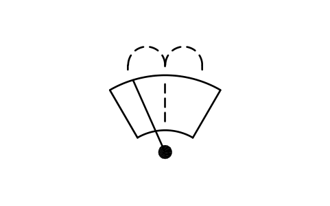 Preview of the Windscreen washer and wiper symbol, block IVC_0087