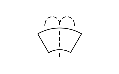 Preview of the Windscreen washer symbol, block IVC_0088