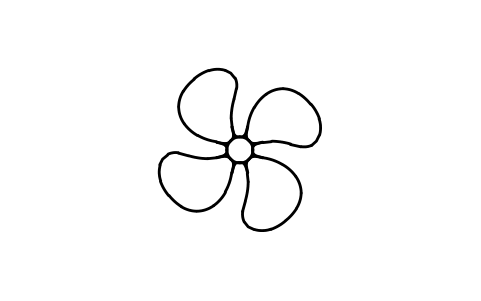 Preview of the Ventilating fan symbol, block IVC_0089