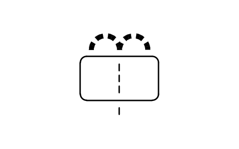 Preview of the Rear window washer symbol, block IVC_0099