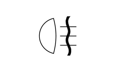 Preview of the Rear fog light symbol, block IVC_0634