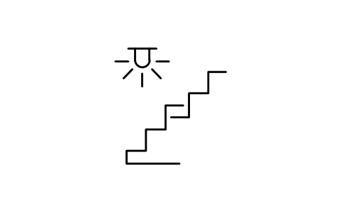 Preview of the Stairs light symbol, block IVC_1144