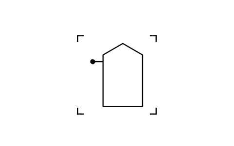Preview of the Left front stabilizer out symbol, block IVC_1226