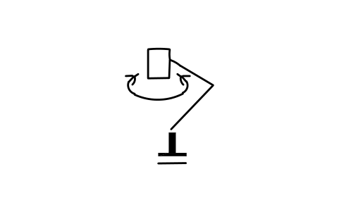 Preview of the Platform swivel movement symbol, block IVC_1276
