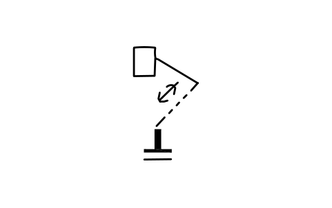 Preview of the Boom telescope up/down symbol, block IVC_1277