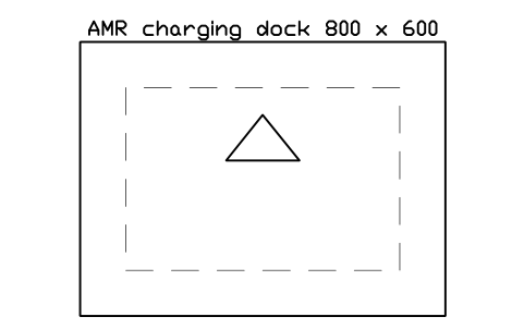 Preview of the AMR charging dock 800 x 600 symbol, block WHL_AMR_DOCK