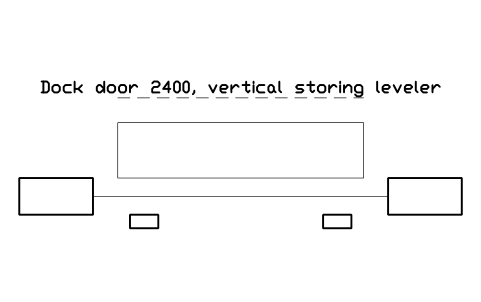 Preview of the Dock door 2400, vertical storing leveler symbol, block WHL_DOCK_VERTICAL