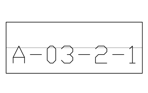 Preview of the Storage location label symbol, block WHL_LOCATION_LABEL
