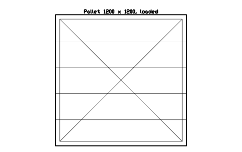 Preview of the Pallet 1200 x 1200, loaded symbol, block WHL_PALLET_SQ_1200X1200_LOADED