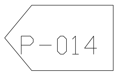 Preview of the Pick location tag symbol, block WHL_PICK_LOCATION_TAG