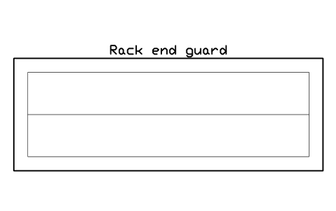 Preview of the Rack end guard symbol, block WHL_RACK_END_GUARD