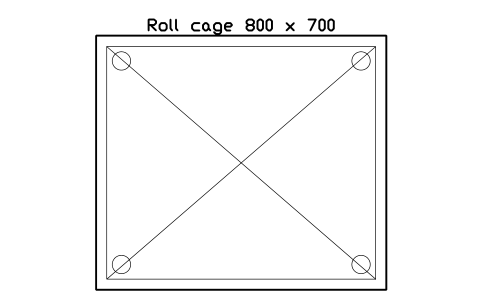 Preview of the Roll cage 800 x 700 symbol, block WHL_ROLL_CAGE