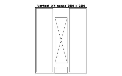 Preview of the Vertical lift module 2500 x 3200 symbol, block WHL_VLM