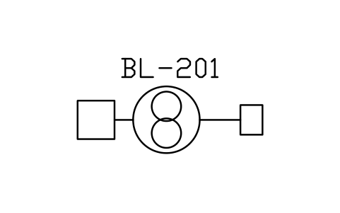 Prévia do símbolo Blower with silencer, bloco WTR_BLOWER_SET