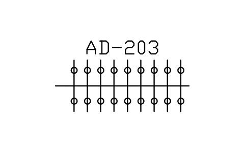 Prévia do símbolo Diffuser grid, plan, bloco WTR_DIFF_GRID