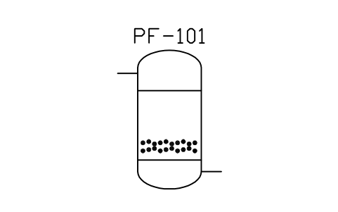 Prévia do símbolo Pressure filter, sand, bloco WTR_FILTER_SAND
