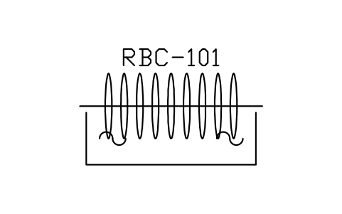 Prévia do símbolo Rotating biological contactor, bloco WTR_RBC
