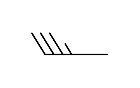 Vorschau des Symbols Wind 33-37 kt, Block WXS_WIND_33_37_KT