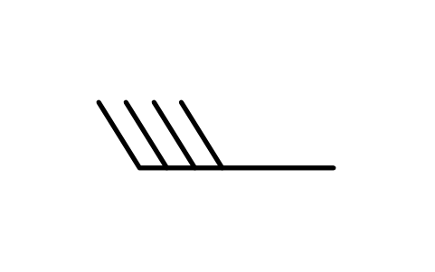 Vorschau des Symbols Wind 38-42 kt, Block WXS_WIND_38_42_KT