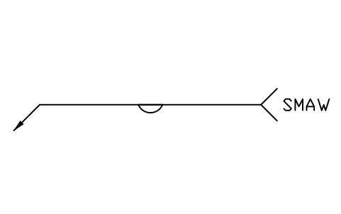 Vorschau des Symbols <- Back/backing, arrow side, Block WLA_L_BACK_BACKING_ARROW