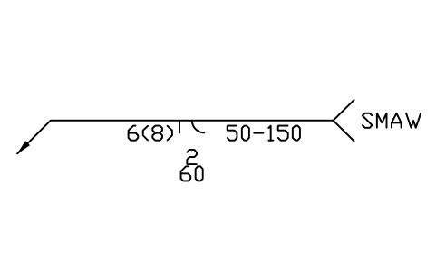 Vorschau des Symbols <- Flare-bevel, arrow side, Block WLA_L_FLARE_BEVEL_ARROW