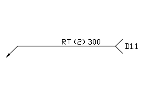Vorschau des Symbols <- NDE, other side, Block WLA_L_NDE_OTHER