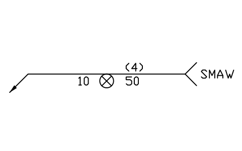Vorschau des Symbols <- Stud, arrow side, Block WLA_L_STUD