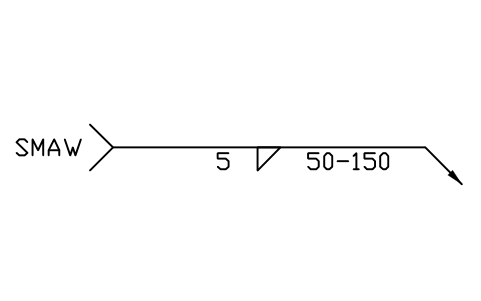 Vorschau des Symbols -> Fillet, arrow side, Block WLA_R_FILLET_ARROW