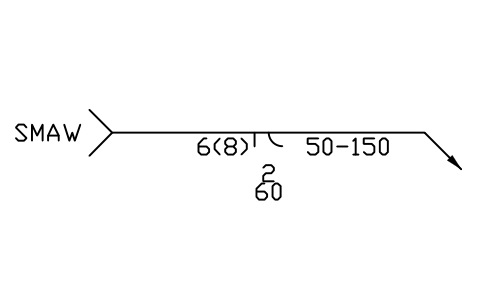 Vorschau des Symbols -> Flare-bevel, arrow side, Block WLA_R_FLARE_BEVEL_ARROW