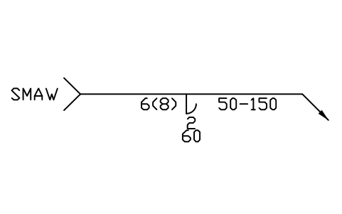 Vorschau des Symbols -> J, arrow side, Block WLA_R_J_ARROW