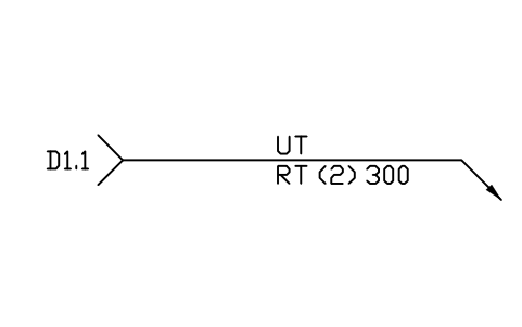 Vorschau des Symbols -> NDE, both sides, Block WLA_R_NDE_BOTH