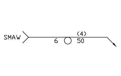Vorschau des Symbols -> Projection, arrow side, Block WLA_R_PROJECTION_ARROW