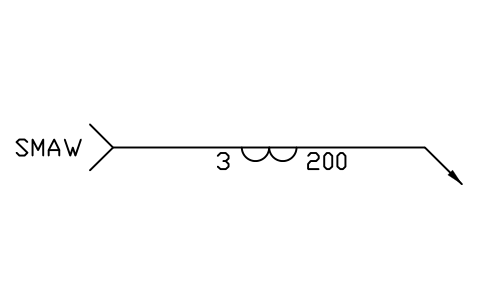 Vorschau des Symbols -> Surfacing, arrow side, Block WLA_R_SURFACING_ARROW