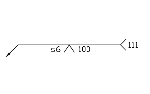 Anteprima del simbolo B left: V, arrow side, blocco WLI_B_L_V_ARROW
