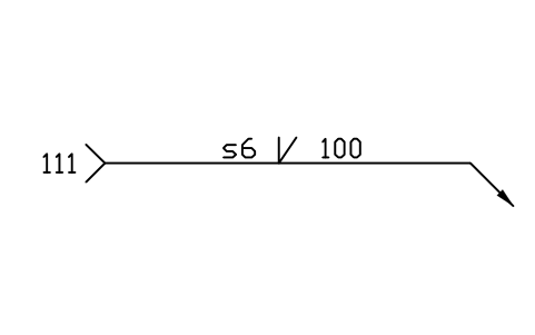 Anteprima del simbolo B right: Bevel, other side, blocco WLI_B_R_BEVEL_OTHER
