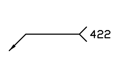 Preview of the 422 Inertia friction welding symbol, block WPN_422