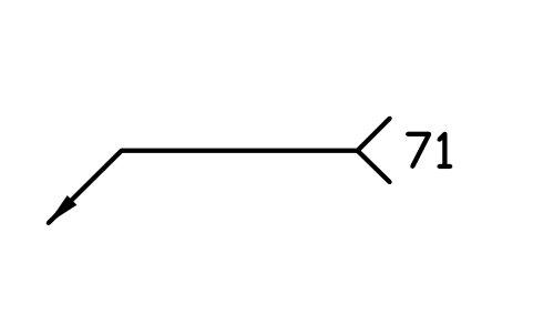 Preview of the 71 Aluminothermic welding symbol, block WPN_71
