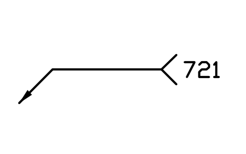 Preview of the 721 Electroslag welding with strip electrode symbol, block WPN_721