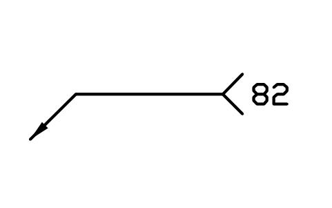 Preview of the 82 Arc cutting symbol, block WPN_82