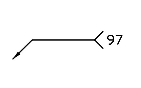 Preview of the 97 Weld brazing symbol, block WPN_97