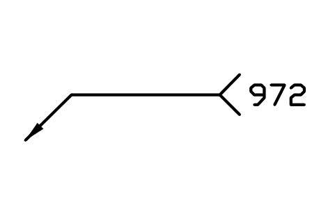 Preview of the 972 Arc weld brazing symbol, block WPN_972