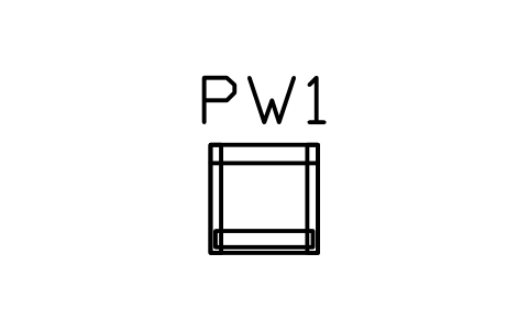 Anteprima del simbolo Poltrona, 600 x 600, blocco WSP_CHAIR_ARM