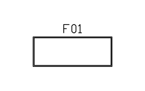 Anteprima del simbolo Tavolo lungo, 2400 x 900, blocco WSP_TABLE_LONG_2400